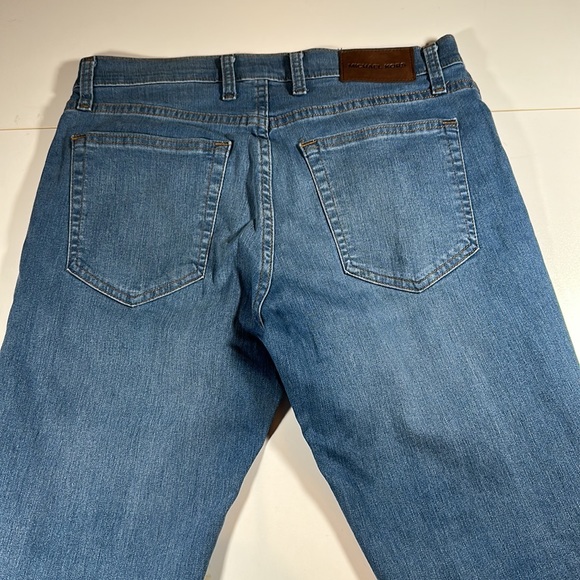 Men’s Michael Kors Kent Skinny Fit Light Blue Denim Jeans sz 30 - Picture 4 of 7